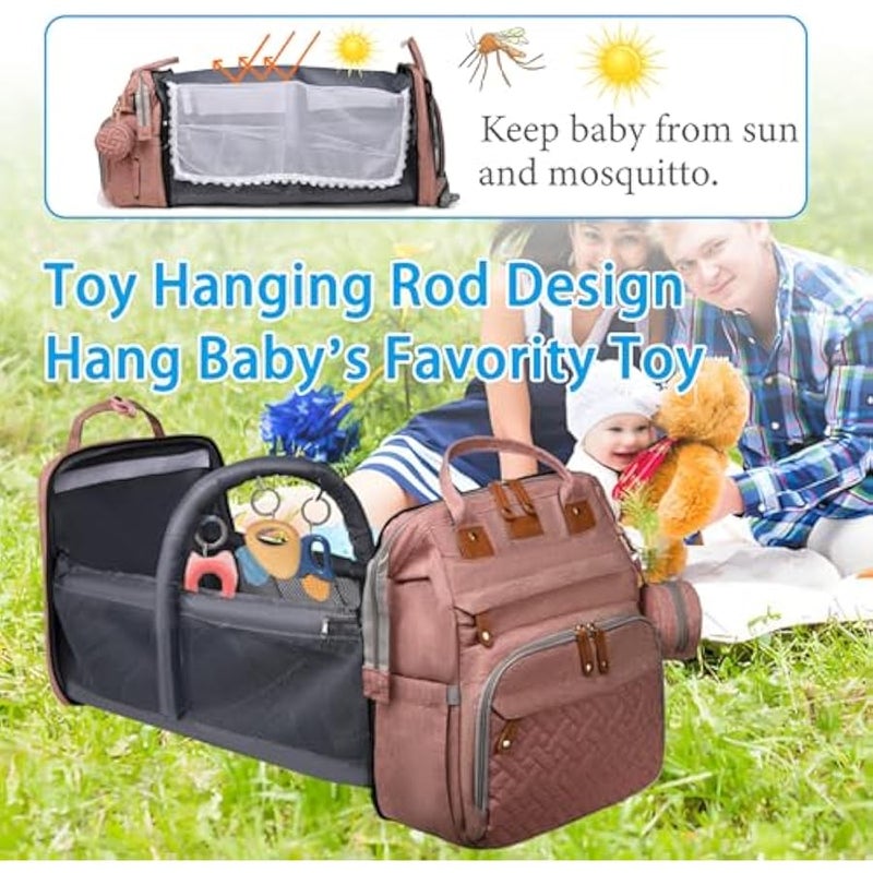 MIXDE Diaper Bag with Changing Station, Diaper Bag Backpack - Image 2